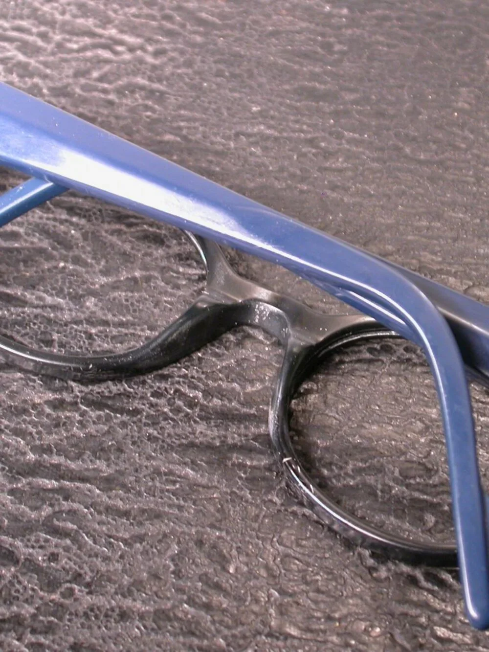 Authentic Anne et Valentin Vanda Blue and Black Eyeglasses Made in France